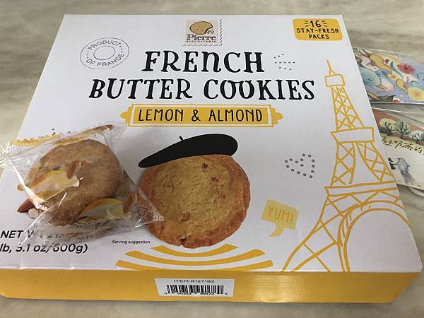 好市多好物分享:Pierre 檸檬杏仁奶油餅乾 好市多好物分享:Pierre 檸檬杏仁奶油餅乾