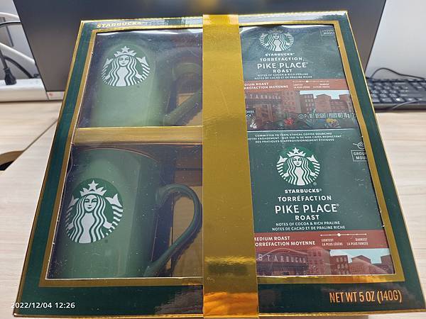 好市多好物分享:星巴克咖啡馬克杯禮盒(交換禮物OK,送禮不宜