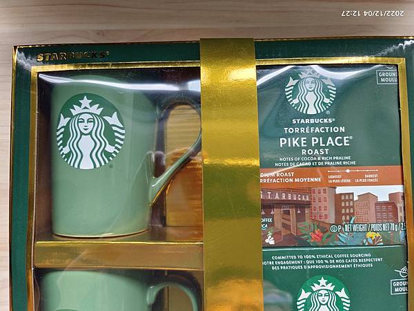 好市多好物分享:星巴克咖啡馬克杯禮盒(交換禮物OK,送禮不宜