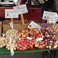 Colorful potato