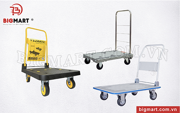 Xe đẩy hàng giá rẻ Bigmart có 
