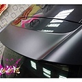 二代Mazda3尾翼消光黑貼膜