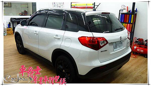 VITARA A柱+車頂 高亮黑貼膜