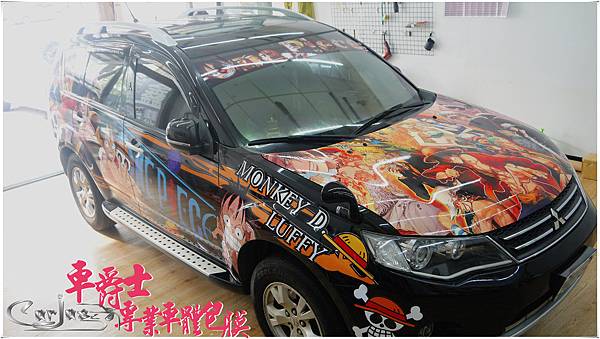 MITSUBISHI OUTLANDER 航海王 海賊王 車身彩貼 MITSUBISHI OUTLANDER 航海王 海賊王 車身彩貼