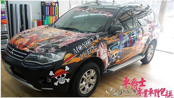 MITSUBISHI OUTLANDER 航海王 海賊王 車身彩貼 MITSUBISHI OUTLANDER 航海王 海賊王 車身彩貼