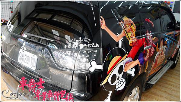 MITSUBISHI OUTLANDER 航海王 海賊王 車身彩貼 MITSUBISHI OUTLANDER 航海王 海賊王 車身彩貼