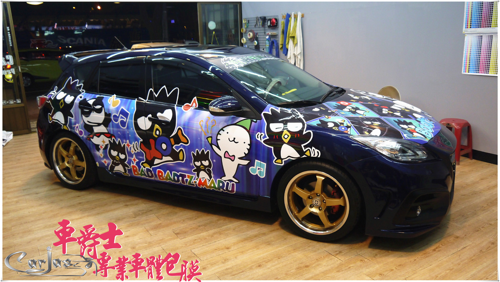 二代MAZDA3 酷企鵝 車身彩貼 二代MAZDA3 酷企鵝 車身彩貼