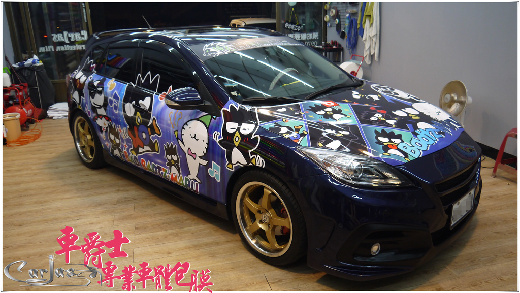 二代MAZDA3 酷企鵝 車身彩貼 二代MAZDA3 酷企鵝 車身彩貼