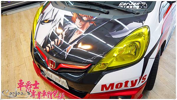 HONDA FIT 客製化競技痛車風格車身彩貼 HONDA FIT 客製化競技痛車風格車身彩貼