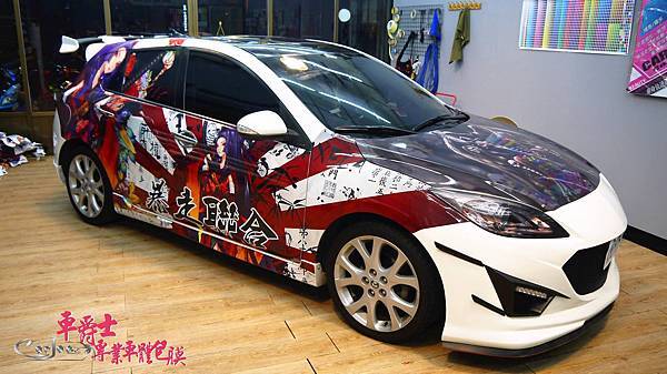 二代MAZDA3日系痛車風格車身彩貼 二代MAZDA3日系痛車風格車身彩貼
