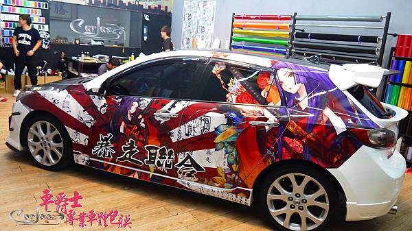 二代MAZDA3日系痛車風格車身彩貼 二代MAZDA3日系痛車風格車身彩貼