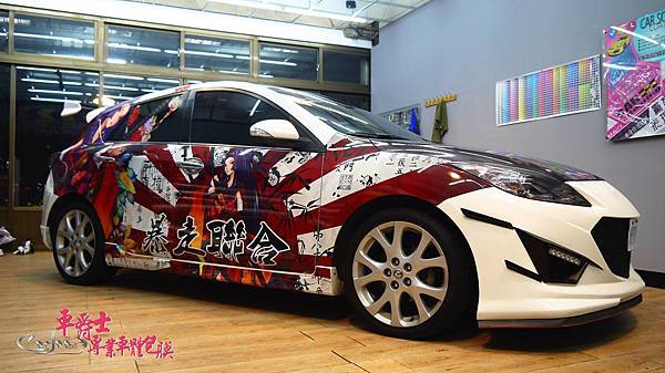 二代MAZDA3日系痛車風格車身彩貼 二代MAZDA3日系痛車風格車身彩貼