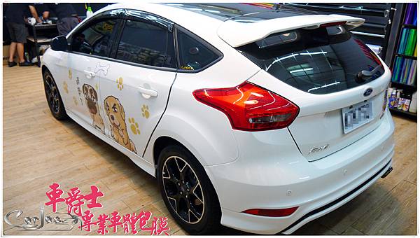 FORD FOCUS豆卡車身彩貼