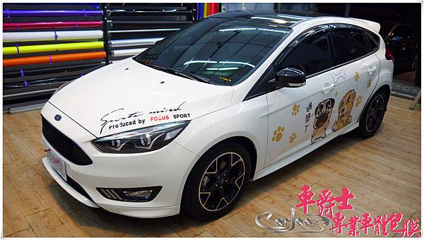 FORD FOCUS豆卡車身彩貼