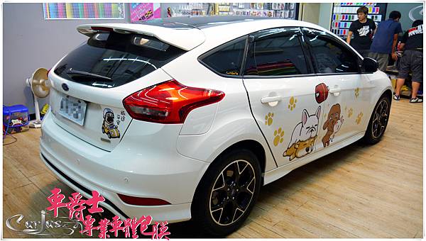 FORD FOCUS豆卡車身彩貼 FORD FOCUS豆卡車身彩貼