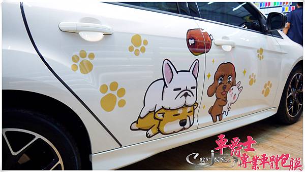 FORD FOCUS豆卡車身彩貼 FORD FOCUS豆卡車身彩貼