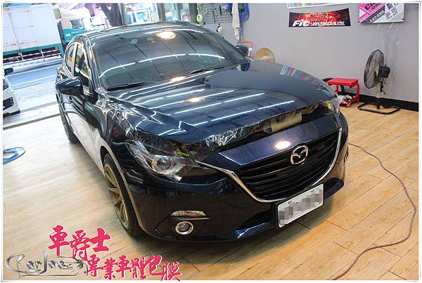 MAZDA3 馬3 引擎蓋 抗黃化透明犀牛皮保護包膜