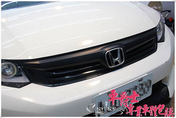 HONDA CIVIC9 水箱護罩 消光黑 改色包膜