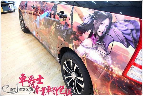 TOYOTA WISH 客製化 三國爭霸 全車彩貼 TOYOTA WISH 客製化 三國爭霸 全車彩貼