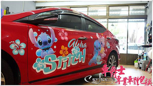 HYUNDAI ELANTRA 客製化史迪奇車身彩貼 HYUNDAI ELANTRA 客製化史迪奇車身彩貼