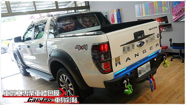 FORD RANGER 皮卡 鬼娃新娘 後檔貼