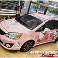 MITSUBISHI COLT PLUS 客製化KITTY全車彩貼