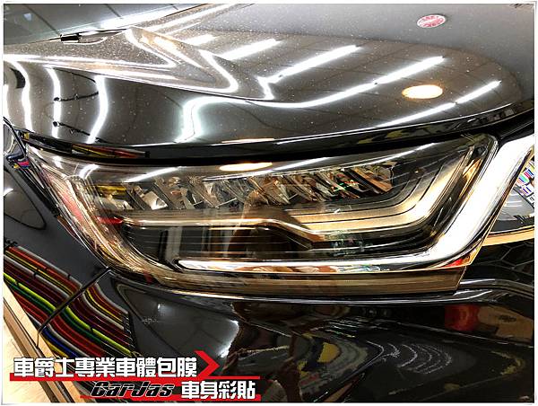 HONDA CR-V 大燈 茶色燻黑改色包膜