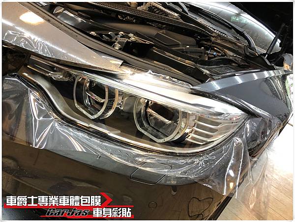 BMW F80 M3 大燈透明犀牛皮保護包膜