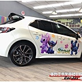 TOYOTA AURIS 客製化 史迪奇車身彩貼