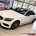 BENZ C300 AMG 車身腰線車身彩貼