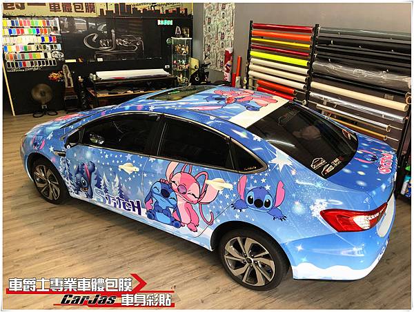 LUXGEN S5 客製化史迪奇全車車身彩貼