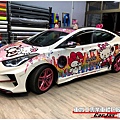 HYUNDAI ELANTRA KITTY MELODY 客製化車身彩貼