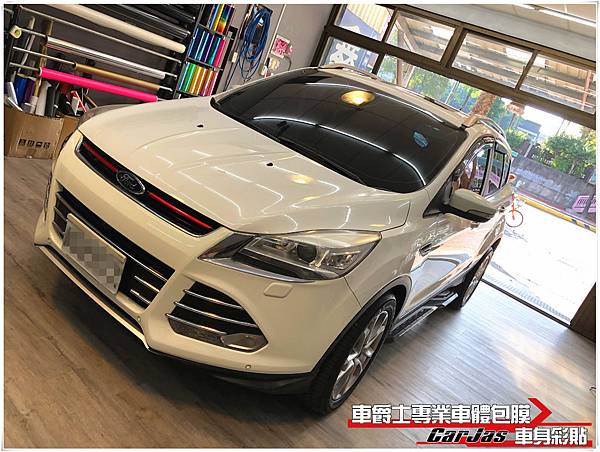 FORD KUGA 引擎蓋 抗黃化透明犀牛皮車漆保護膜