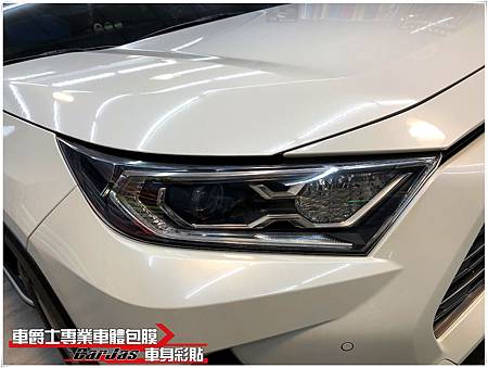 TOYOTA RAV4 大燈、引擎蓋 抗黃化透明犀牛皮保護包膜