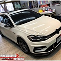 VOLKSWAGEN GOLF 車頂架 高亮黑 改色包膜