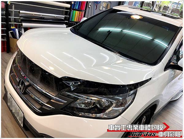 HONDA CR-V 車頭迎風面 透明犀牛皮保護貼膜