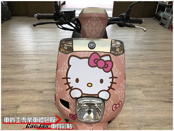 YAMAHA CUXI 客製化KITTY車身彩貼