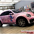 Volkswagen Beetle 金龜車 客製化史迪奇全車車身彩貼