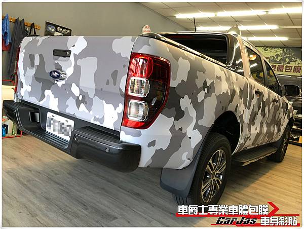 FORD RANGER 全車迷彩改色包膜