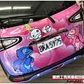 TOYOTA SIENTA 客製化史迪奇全車車身彩貼