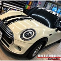 MINI COOPER 運動線條 車頂彩貼