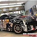 二代MAZDA3 客製化死神BLEACH全車車身彩貼