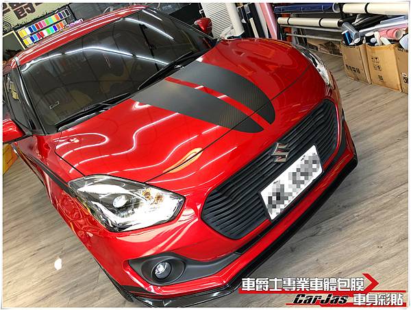 車爵士車體包膜車身彩貼 SUZUKI SWIFT 客製化 車身彩貼