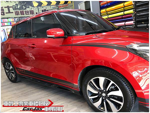 車爵士車體包膜車身彩貼 SUZUKI SWIFT 客製化 車身彩貼