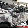 車爵士車體包膜車身彩貼 TOYOTA HILUX 全車迷彩改色包膜