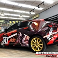 車爵士車體包膜車身彩貼-四代NEW MAZDA3 客製化鬼滅之刃死神全車車身彩貼