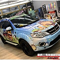 車爵士車體包膜車身彩貼 MITSUBISHI OUTLANDER 客製化龍貓 TOTORO 全車車身彩貼