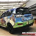 車爵士車體包膜車身彩貼 MITSUBISHI OUTLANDER 客製化龍貓 TOTORO 全車車身彩貼