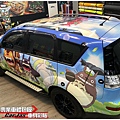 車爵士車體包膜車身彩貼 MITSUBISHI OUTLANDER 客製化龍貓 TOTORO 全車車身彩貼