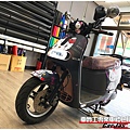 車爵士車體包膜車身彩貼 GOGORO S2 客製化 KITTY 全車車身彩貼